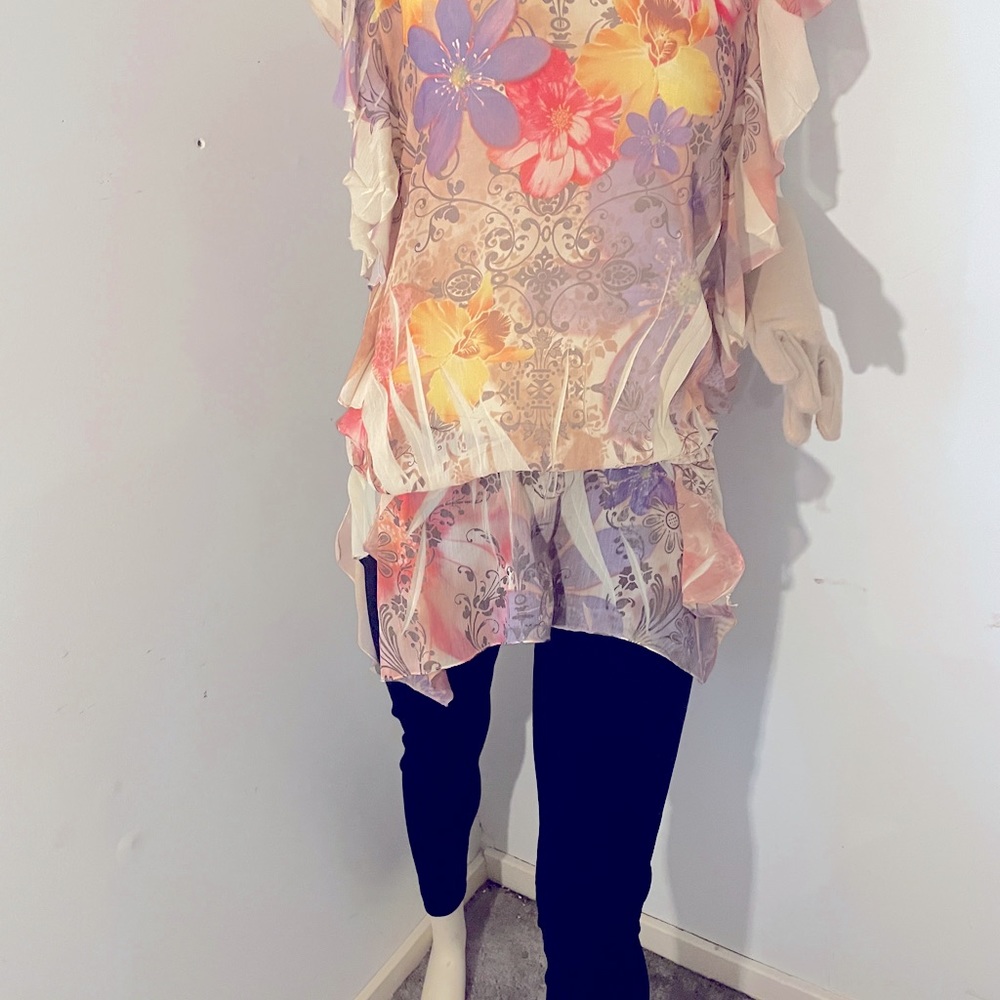 Beautiful, colorful and sheer. Very sexy.